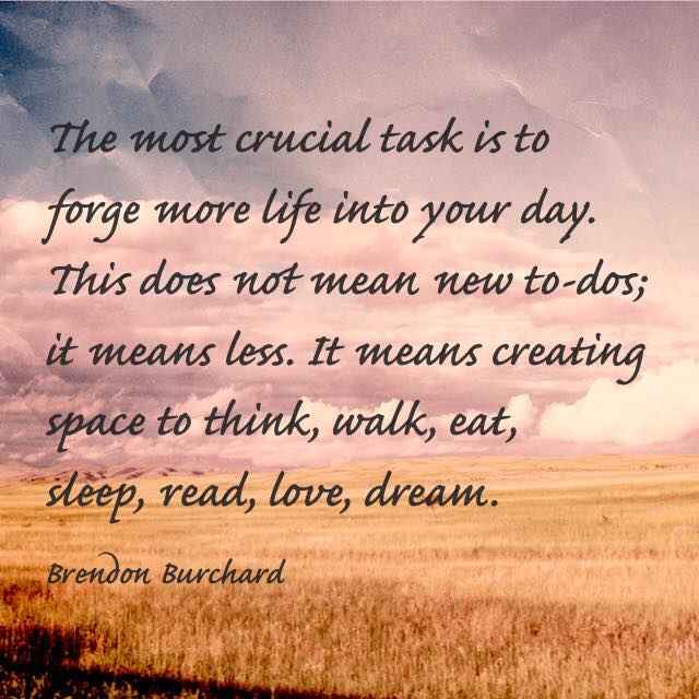 personal development, Motivation Manifesto, Brendon Burchard, The Charged Life, Less To Dos