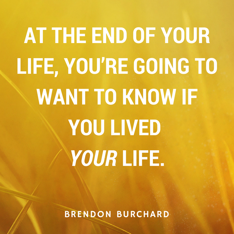 TBS TRAINING - POWER OF INTENTION 2 - BRENDON BURCHARD QUOTES